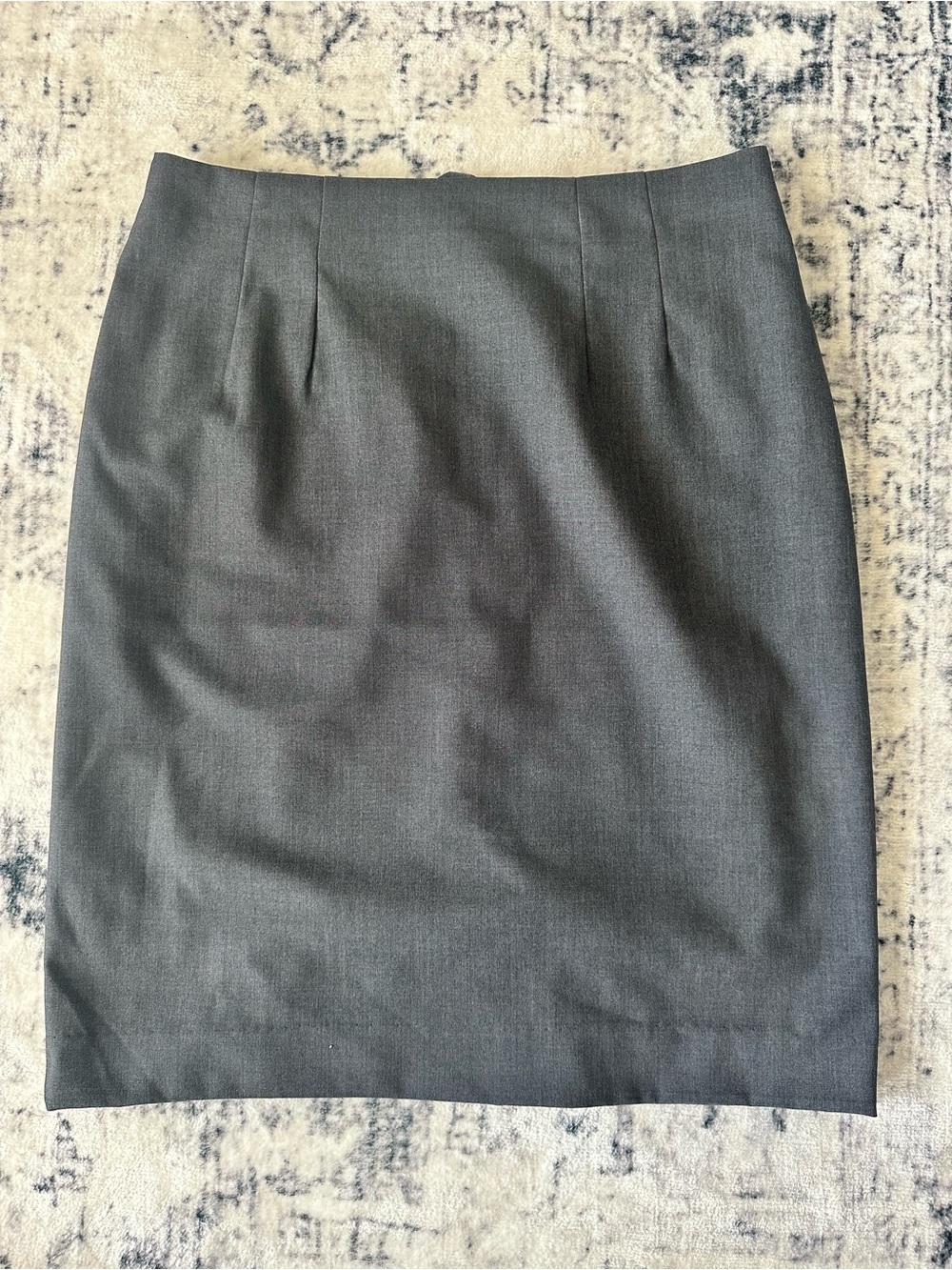 H&M Charcoal Gray Tailored Pencil Skirt Size 8